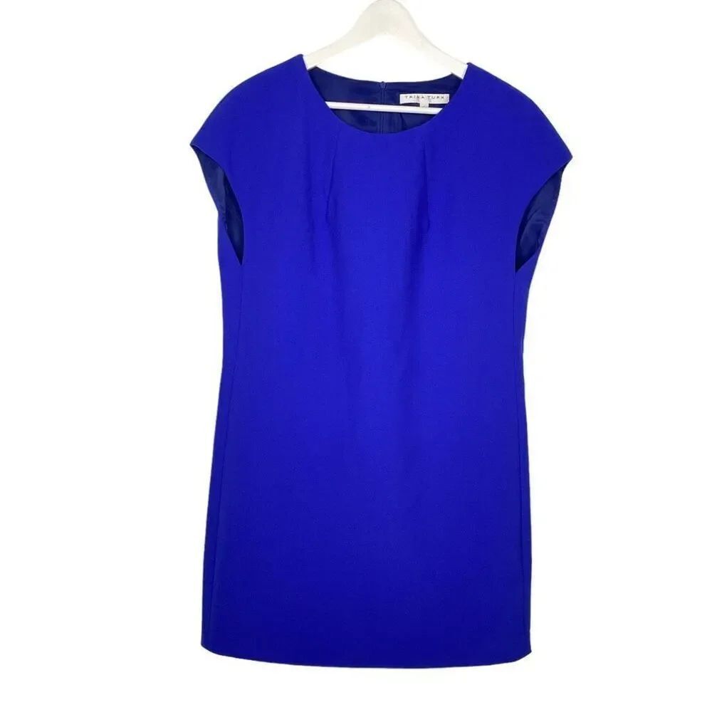 Trina Turk Bright Blue Sheath Dress size 6